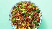Chinese Barbecue Pork Bowl with Crisp Salad & Hoisin Sauce Chinese Barbecue Pork Bowl with Crisp Salad & Hoisin Sauce