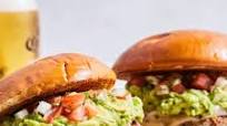 Guacamole Turkey Burgers with Pepperjack Cheese Guacamole Turkey Burgers with Pepperjack Cheese