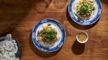 Bun Bowls with Sautéed Cabbage, Mushrooms and Spare Ribs Recipe Bun Bowls with Sautéed Cabbage, Mushrooms and Spare Ribs Recipe