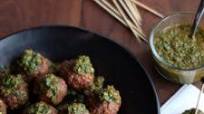 Easy Meatballs with Chimichurri Sauce Easy Meatballs with Chimichurri Sauce