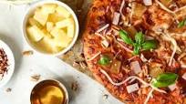 Pineapple, Ham & Basil Pizza Pineapple, Ham & Basil Pizza
