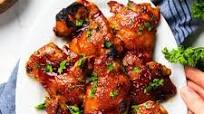 Oven Baked BBQ Boneless Chicken Thighs Oven Baked BBQ Boneless Chicken Thighs