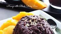 Mango with Black Sticky Rice Mango with Black Sticky Rice