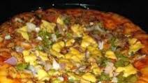 Tandoori chicken pizza Tandoori chicken pizza