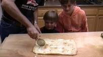 Recco-style focaccia with cheese Recco-style focaccia with cheese
