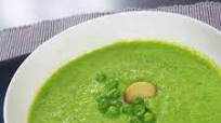 Creamy Roasted Garlic and Green Pea Soup Creamy Roasted Garlic and Green Pea Soup