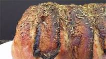 Bacon & Garlic Encrusted Roast Pork Loin Bacon & Garlic Encrusted Roast Pork Loin