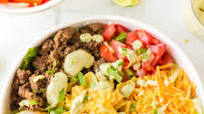 Ground Beef Fajita Taco Salad Ground Beef Fajita Taco Salad