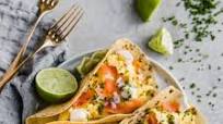 Smoked Salmon Breakfast Tacos Smoked Salmon Breakfast Tacos