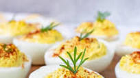 Dill Pickle Deviled Eggs Dill Pickle Deviled Eggs