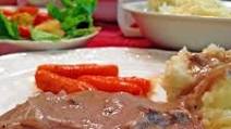 Slow Cooker Salisbury Burgers Slow Cooker Salisbury Burgers