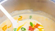INSTANT POT POTATO SOUP INSTANT POT POTATO SOUP