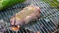 Steak Grilled Over an Open Fire Steak Grilled Over an Open Fire