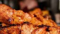 Smoky Grouse Skewers with Romesco Sauce Smoky Grouse Skewers with Romesco Sauce