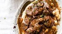Ridiculously Tender Beef Tips with Mushroom Gravy Ridiculously Tender Beef Tips with Mushroom Gravy