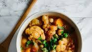Moroccan-Style Chickpea Cauliflower Soup Moroccan-Style Chickpea Cauliflower Soup