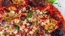 Vegetarian Greek Pizza Vegetarian Greek Pizza