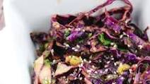 ASIAN RED CABBAGE SALAD ASIAN RED CABBAGE SALAD