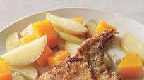 Deviled Pork Chops with Apples & Squash Deviled Pork Chops with Apples & Squash
