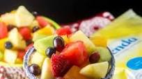 Fresh Fruit Salad with a Virgin Margarita Dressing Fresh Fruit Salad with a Virgin Margarita Dressing