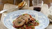 Slow braised, stuffed lamb hearts Slow braised, stuffed lamb hearts