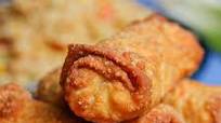 Crab Rangoon Egg Rolls Recipe by Tasty Crab Rangoon Egg Rolls Recipe by Tasty