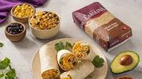 Burrito de arroz integral y frijoles negros Burrito de arroz integral y frijoles negros