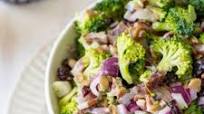 Broccoli Salad with Bacon and Maple Greek Yogurt Dressing Broccoli Salad with Bacon and Maple Greek Yogurt Dressing