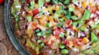 Warm Taco Dip with Refried Beans Warm Taco Dip with Refried Beans