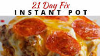 Instant Pot Crustless Pizza Casserole – 21 Day Fix Approved Instant Pot Crustless Pizza Casserole – 21 Day Fix Approved