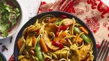 Singapore-style noodles Singapore-style noodles