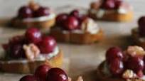 Roasted Grape & Bleu Cheese Bruschetta Roasted Grape & Bleu Cheese Bruschetta
