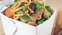 Satay pork & noodle stir-fry Satay pork & noodle stir-fry