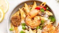 Cajun Shrimp and Sausage Pasta Cajun Shrimp and Sausage Pasta
