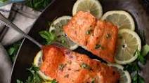 4-Ingredient Brown Sugar Dijon Roasted Salmon 4-Ingredient Brown Sugar Dijon Roasted Salmon