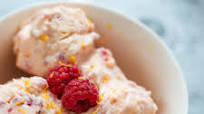 Custard Homemade Raspberry Icecream Custard Homemade Raspberry Icecream