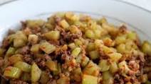 Sichuanese “Send-the-Rice-Down” Chopped Celery with Ground Beef Sichuanese “Send-the-Rice-Down” Chopped Celery with Ground Beef