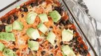 Black Bean Enchilada Casserole Black Bean Enchilada Casserole