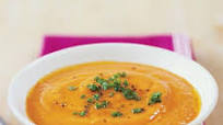 Red Pepper-Cauliflower Soup Red Pepper-Cauliflower Soup