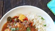 Crock Pot Sazon Pork Chops with Peppers, Olives and Potato Crock Pot Sazon Pork Chops with Peppers, Olives and Potato
