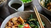 Black Bean Garlic Tofu Nourish Bowl Black Bean Garlic Tofu Nourish Bowl