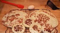 Home made crumpets (bread maker Home made crumpets (bread maker