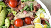 Chicken Cobb Salad with Dairy-Free Green Goddess Dressing Chicken Cobb Salad with Dairy-Free Green Goddess Dressing