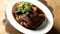 Slow-braised pork hock with star anise and cassia Slow-braised pork hock with star anise and cassia