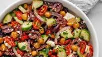 Chickpea Greek Salad Chickpea Greek Salad