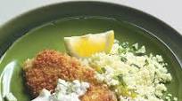 Crispy Tilapia Fillets with Fennel-Mint Tzatziki Crispy Tilapia Fillets with Fennel-Mint Tzatziki