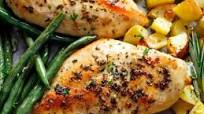 Sheet Pan Garlic Herb Butter Chicken & Potatoes Sheet Pan Garlic Herb Butter Chicken & Potatoes