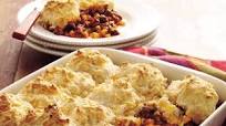 Taco Beef Bake with Cheddar Biscuit Topping Taco Beef Bake with Cheddar Biscuit Topping