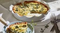 Spinach, Leek and Goat Cheese Quiche With Olive Oil Crust Spinach, Leek and Goat Cheese Quiche With Olive Oil Crust