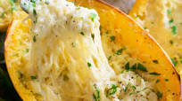 Cheesy Spaghetti Squash Recipe Cheesy Spaghetti Squash Recipe